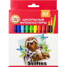 Фломастеры Koh-I-Noor Selfies 24 цвета