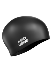 Шапочка для плавания Mad Wave Long Hair Silicone черный