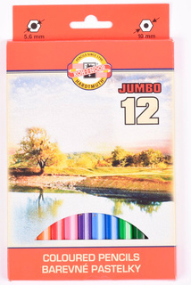 Карандаши цв. Koh-I-Noor Omega 3382 3382012001KS дерево цветной корпус 12цв. коробка/европ