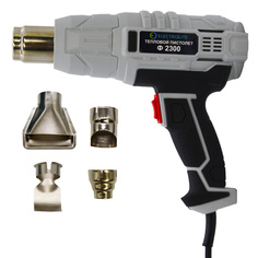 Фен строительный сетевой / фен технический Electrolite Ф 2300 (2,3 кВт, с насадками)