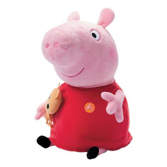 Мягкая игрушка Свинка Пеппа с игрушкой Peppa Pig 30 см