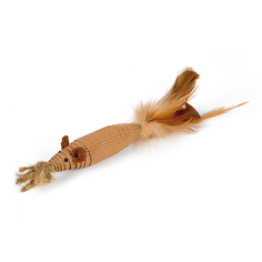 Игрушка для кошек Beeztees Мышка Зуф картонная 9,4*4см