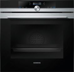 Встраиваемый электрический духовой шкаф Siemens HB632GBS1 серебристый, черный
