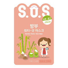 Тканевая маска для лица S.O.S. Bamboo Water-Shot Mask увлажняющая 25 мл The Cure