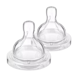 Соски противоколиковые Philips Avent Anti-colic с быстрым потоком 6м+ прозрачные 2 шт