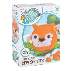 Набор для творчества Girl Stylish Sew Softies No Brand