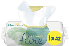 Салфетки влажные Pampers Pure Coconut детские 42шт