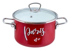 Кастрюля Appetite Monamour 2 л красный