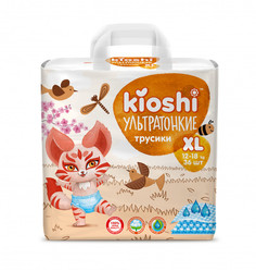 Подгузники-трусики KIOSHI ультратонкие размер XL, 12-18 кг, 36 шт. KS204