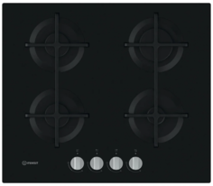 Встраиваемая варочная панель газовая Indesit ING 61T/BK Black