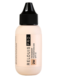 Крем тональный RELOUIS PRO Face&Body Foundation 24H SPF30 тон 2W средний оливковый