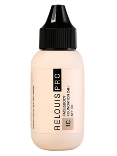 Крем тональный RELOUIS PRO Face&Body Foundation 24H SPF30 тон 1С светлый холодный