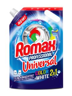 Гель-концентрат для стирки Romax Romax Professional Universal Дой-пак 1,5 л