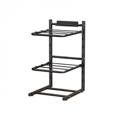 Стеллаж настенный Nagu Multi-Layer Wall-mounted Storage Rack Black (3 полки)