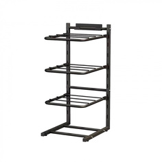 Стеллаж настенный Nagu Multi-Layer Wall-mounted Storage Rack Black (4 полки)