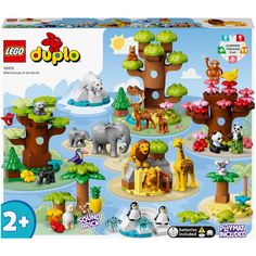 Конструктор LEGO DUPLO Дикие животные мира 10975