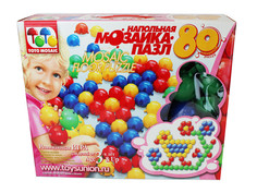 Мозаика-пазл для малышей крупная напольная Toys Union 80 фишек