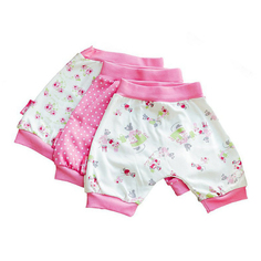 Шорты детские Lucky Child, белый, розовый, зеленый, р. 98