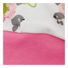 Шапка детская Lucky Child, белый, розовый, зеленый, р. 47