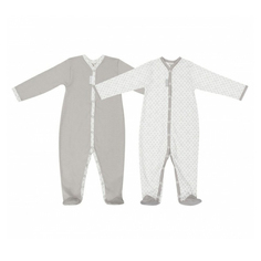 Комбинезон детский Lucky Child, белый + бежевый, р. 80