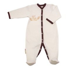 Комбинезон детский Lucky Child, молочный, р. 74