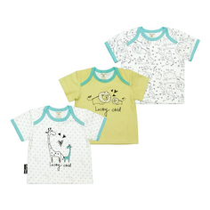 Распашонка Lucky Child, молочный, зеленый, р. 92