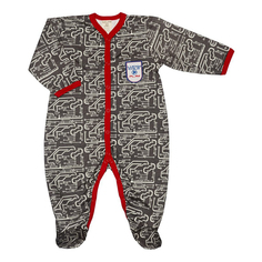 Комбинезон детский Lucky Child, серый, р. 68