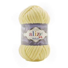 Пряжа ALIZE Velluto (100% микрополиэстер) 5х100 г цв.013 св.лимон ALIZE-VELLUTO.0
