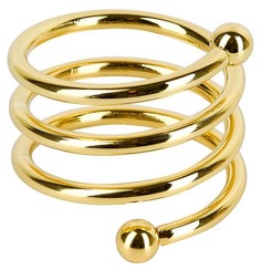 Кольцо для салфеток Nouvelle Home золотистое 4,5x4,5x5 см