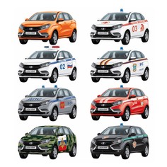 Машинка Lada Xray Autogrand Российские модели в ассортименте
