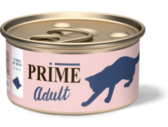 Влажный корм для кошек Prime Adult, Говядина кусочки в соусе 75г P.R.I.M.E.