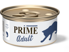 Влажный корм для кошек Prime Adult, Тунец в собственном соку 70г P.R.I.M.E.