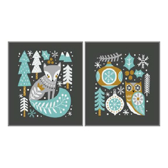 Прихватка Nat Лес 20x20 см нестеганая