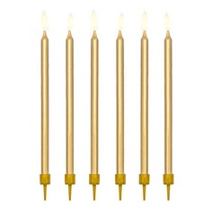 Свечи праздничные Party Deco набор 12 шт