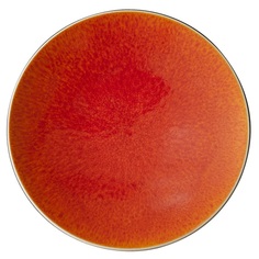 Тарелка мелкая 26см, керамика, цвет ORANGE, Tourron 950780 Jars