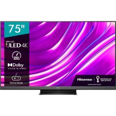 ULED телевизор 4K Ultra HD HISENSE 75U8HQ (2022) 75" 4K UHD Mini LED ULED Smart TV