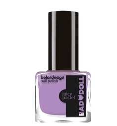 Лак для ногтей Belor Design Bad doll Jucy Pastel тон 309 фиолетовый 6 мл