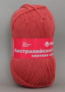 Пряжа Пехорская Австралийский меринос 5 шт. в упак. цвет землянка ПЕХ.АВСТР.МЕ.18 Пехорка