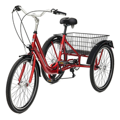 Велосипед трехколесный Casadei tre ruote 24 красный