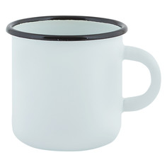 Кружка эмаль 0,25л без рис светлая