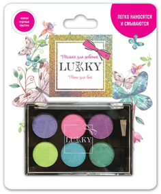 Тени для век Lucky 6 г в ассортименте