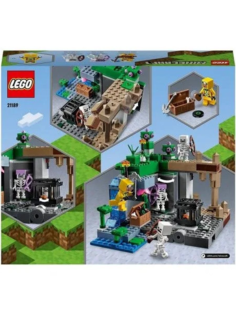 Конструктор Lego Minecraft Подземенье со скелетами, 21189