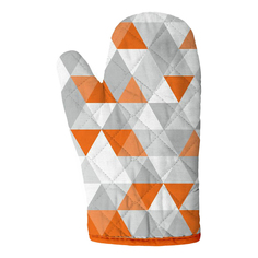 Прихватка-рукавица Унисон 18x28 см хлопок оранжевая