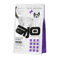 Сухой корм AJO Cat Sense для кошек с чувствительным пищеварением 0,4 кг