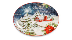 Блюдо сервировочное овальное Certified International Тихая ночь 40,5x30,5 см