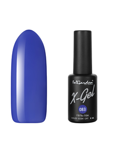 Гель лак для ногтей In’Garden X-Gel N° 83 фиолетово-синий плотный 8 мл Ingarden