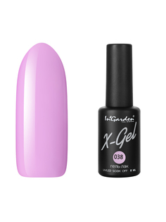 Гель лак для ногтей In’Garden X-Gel №38 лиловый, плотный, 8 мл Ingarden