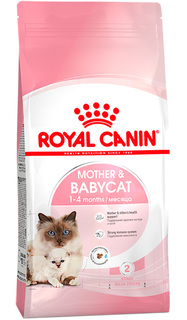 Сухой корм для котят и кормящих кошек ROYAL CANIN Mother&Babycat, домашняя птица, 0,4кг