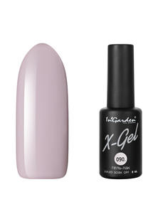 Гель лак для ногтей In’Garden X-Gel N° 90 бледно-сиреневый плотный 8 мл Ingarden