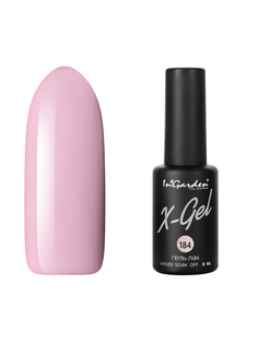 Гель лак для ногтей In’Garden X-Gel N° 184 шеллак пыльно-лиловый плотный 8 мл Ingarden